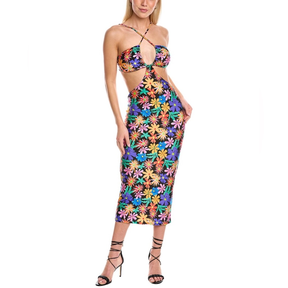 Patbo Aster Stretch Lycra Cutout Dress